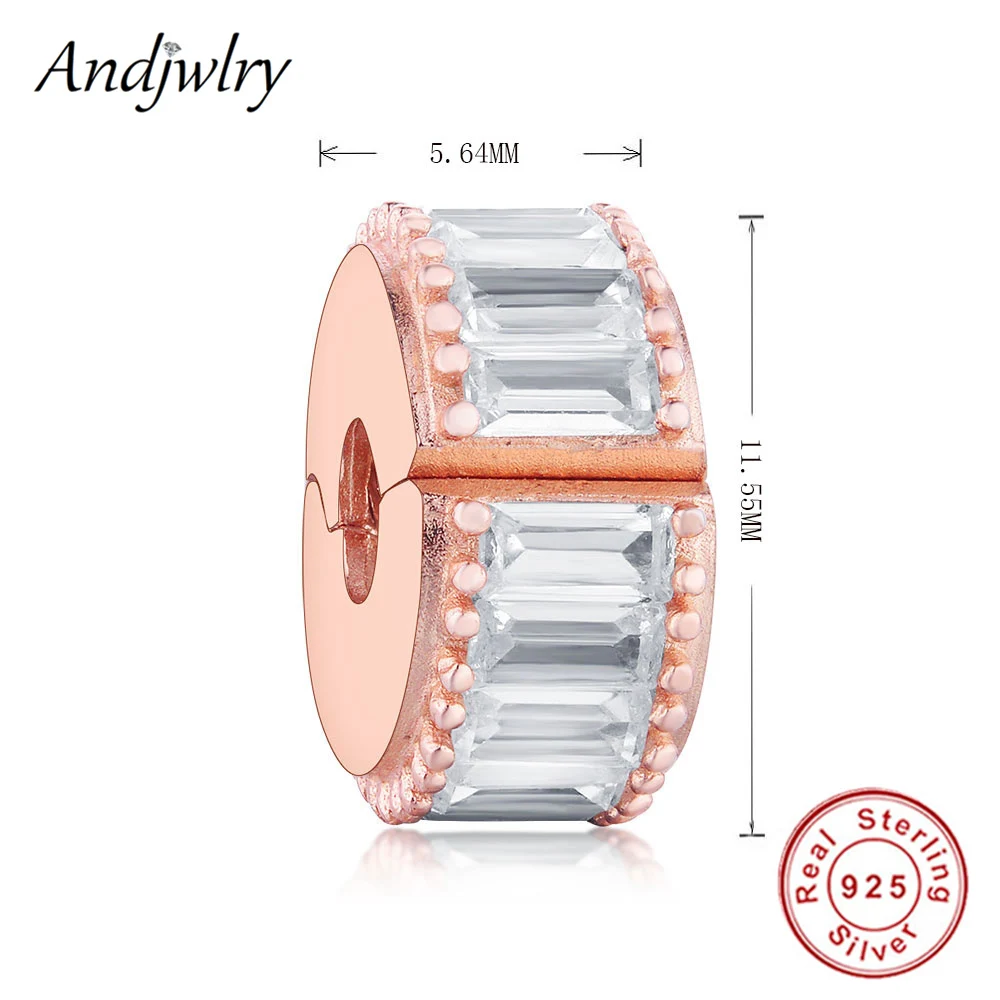 925 пробы серебряные розовые золотые ледяные зажимы подвески для браслета серебро