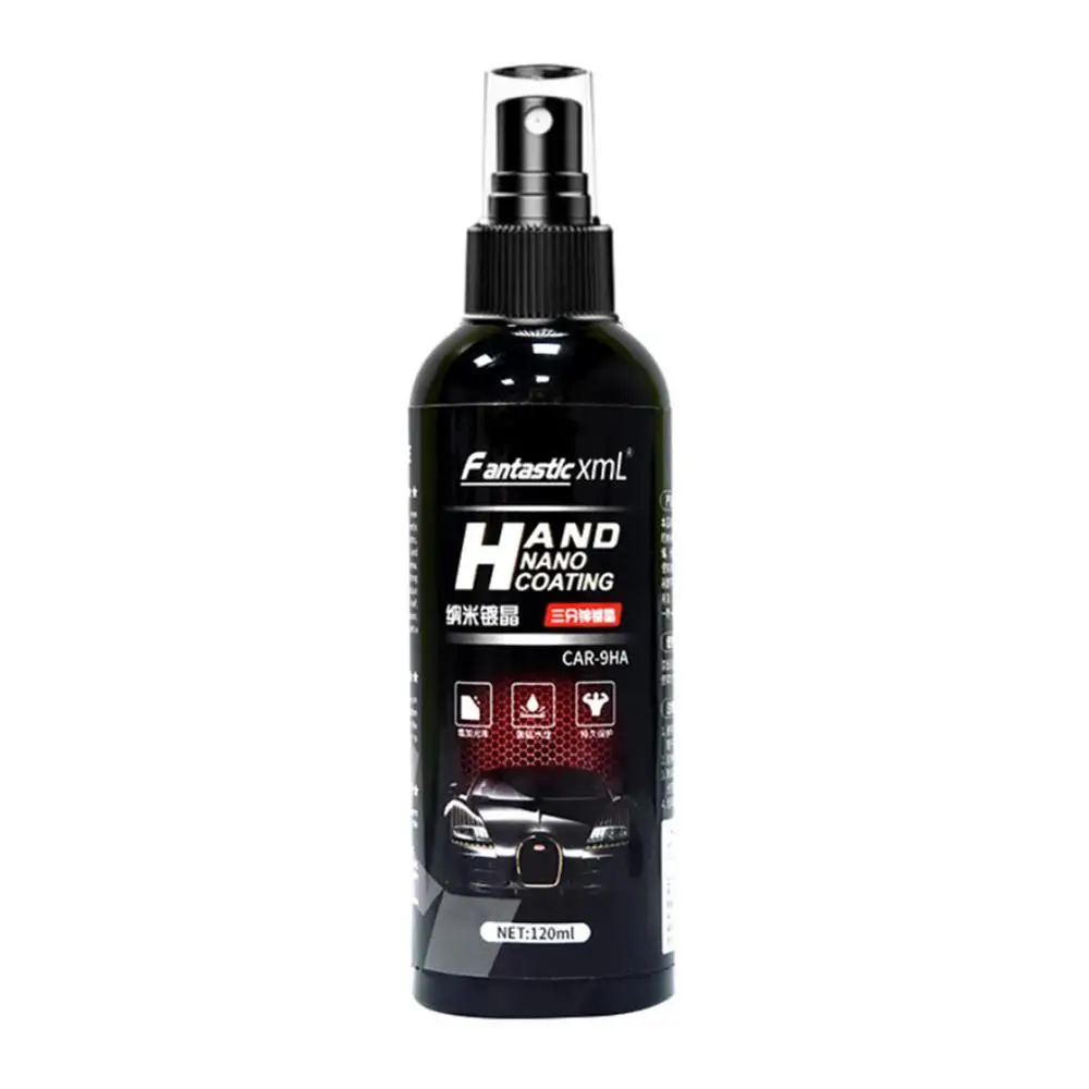 

120ML Nano Ceramic Spray Car Polish Reduce Scratches Car Paint Care Super Hydrophobic Liquid Spray Car Beauty Care