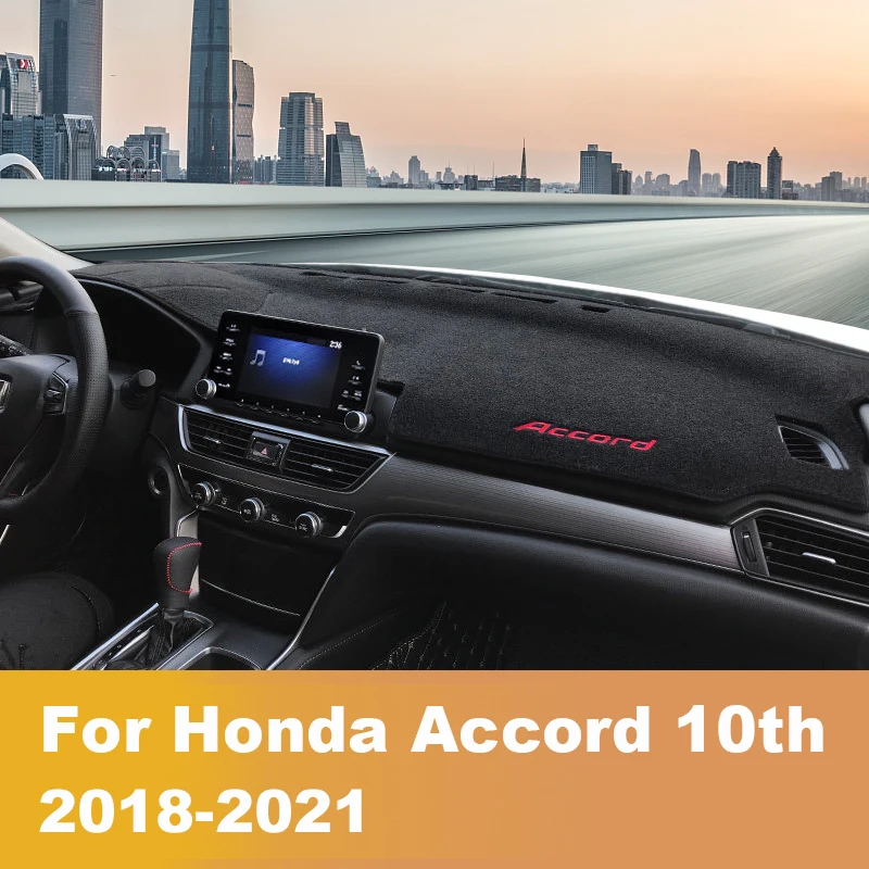 Для Honda Accord 10th 2018-2021 приборной панели автомобиля крышка коврики Избегайте