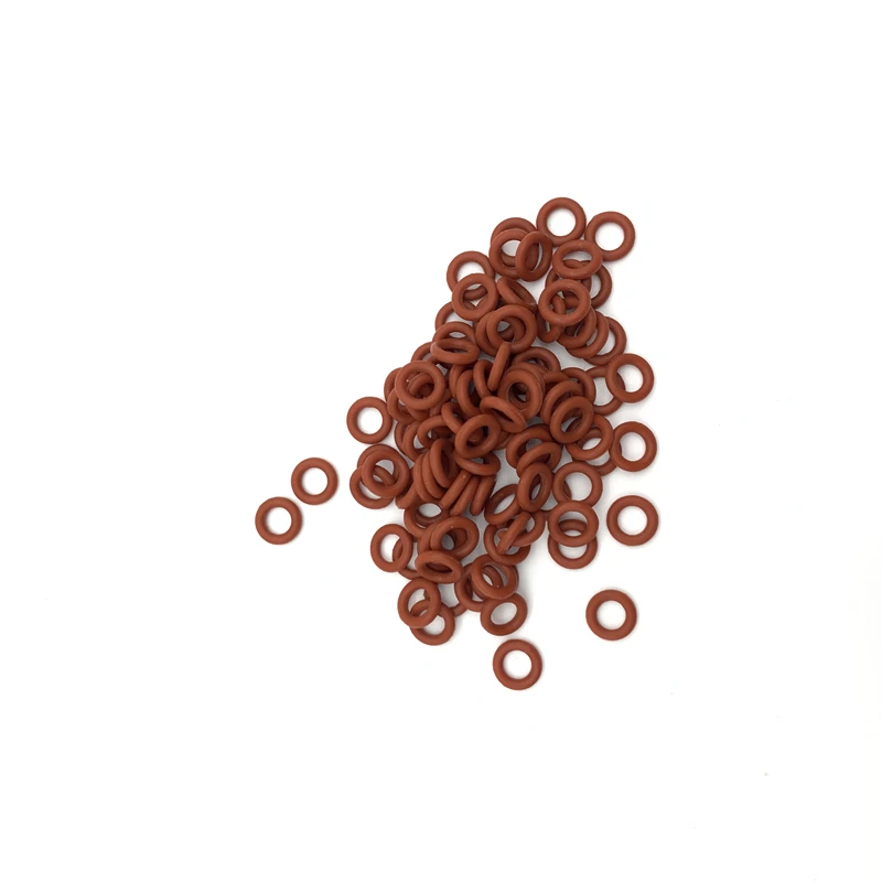 Уплотнительное кольцо VMQ 100 шт. уплотнительная прокладка толщина CS 2 мм OD 8 ~ 65