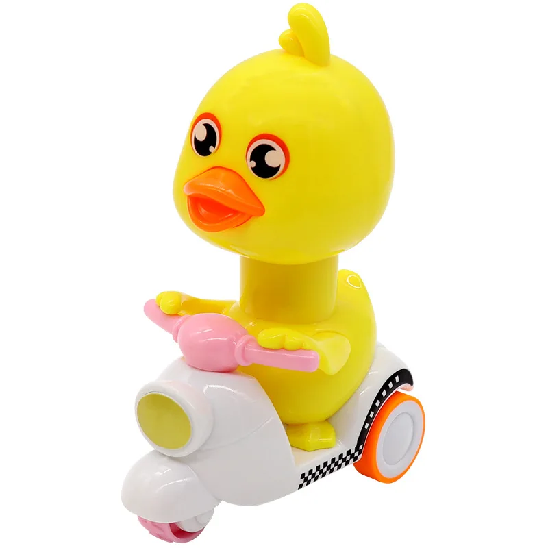 

Kids Motorcycle Press Duck Classic Spring Clockwork Toys Children Birthday Funny Gift