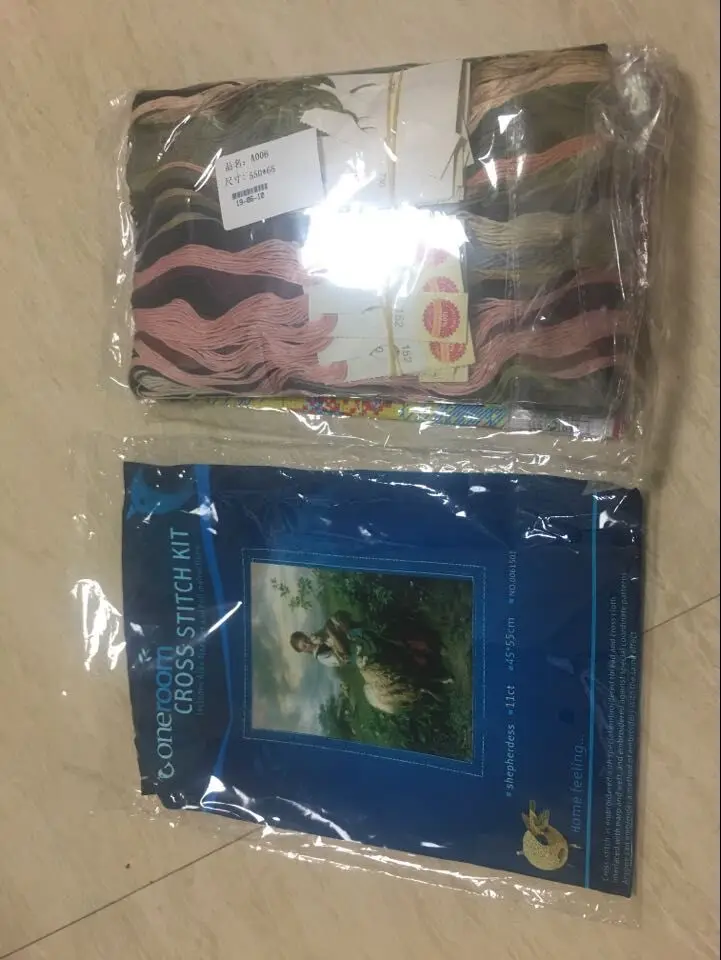 

new Embroidery Counted Cross Stitch Kits Needlework - Crafts 14 ct DMC DIY Arts Handmade Decor -Girls friend