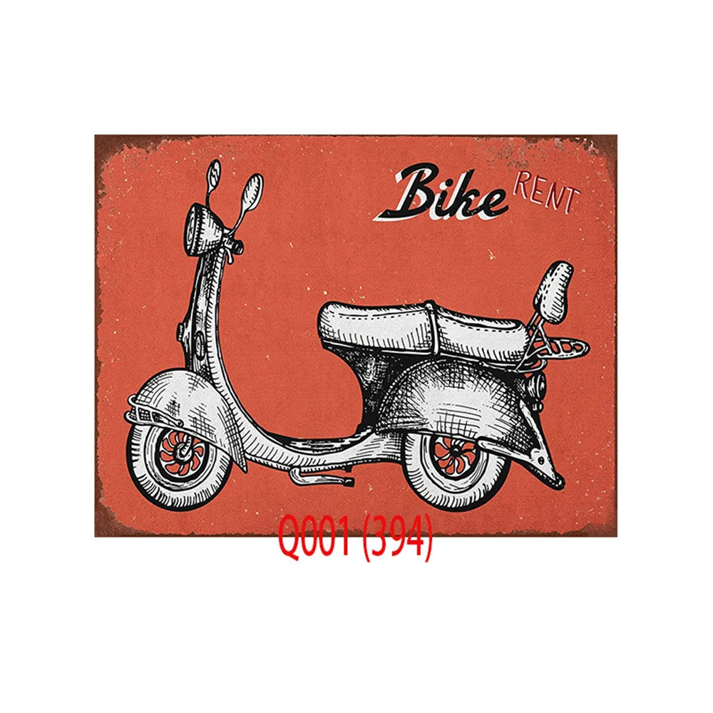 VESPA LEN'1 DES VENTES винтажные металлические оловянные знаки Ретро Оловянная пластина знак украшение стены для бара Размер: 20*30 см - Цвет: Лиловый