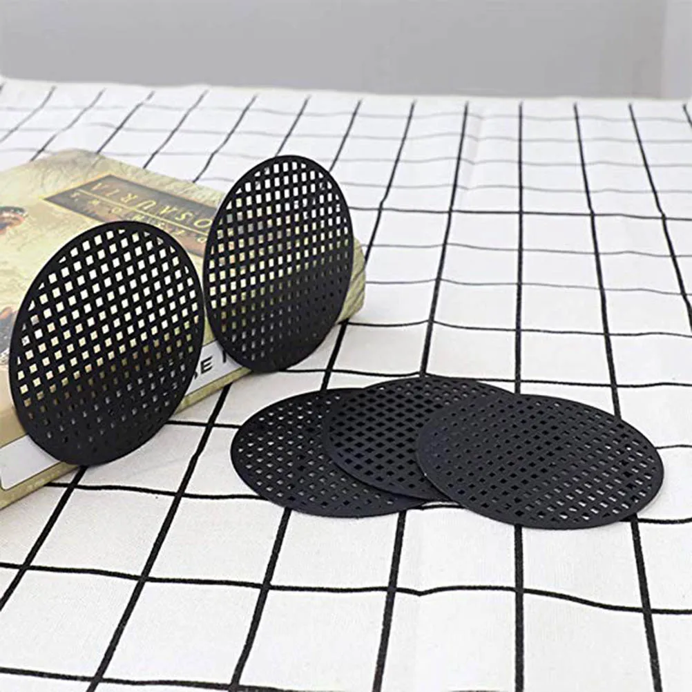 100Pcs 4.5cm Garden Bonsai Pot Bottom Grid Mat Flower Hole Mesh Pad Prevent Soil Loss Breathable Gasket Tool | Дом и сад