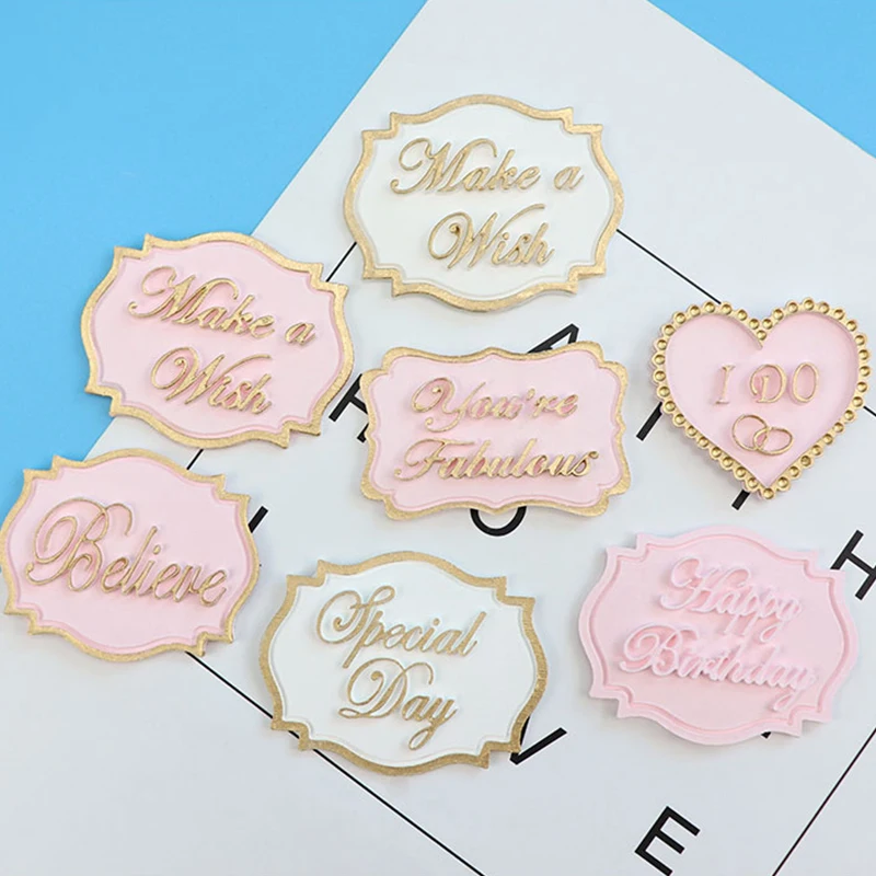 С днем рождения силиконовая форма для шоколадного фондана инструменты украшения