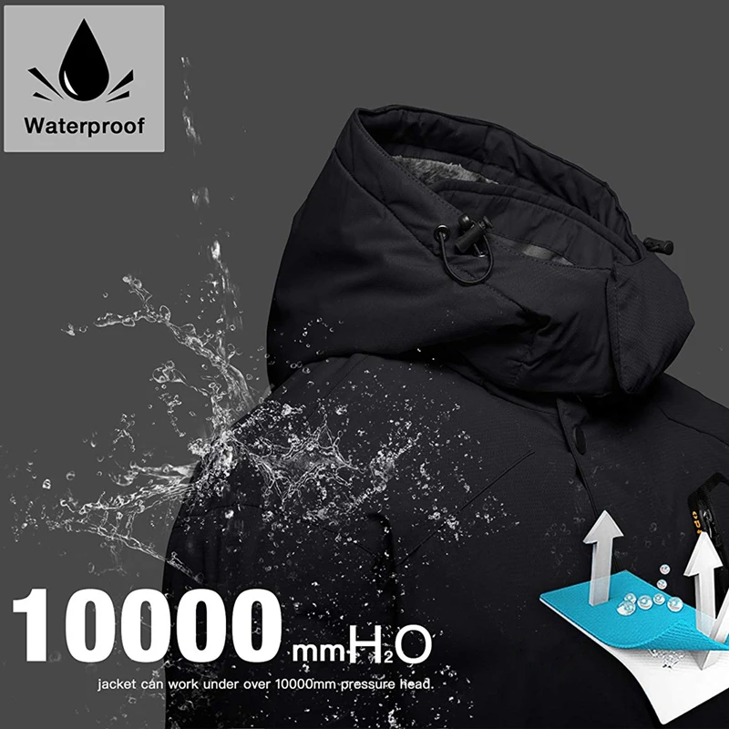 TWTOPSE Мужская лыжная куртка для сноубординга зимняя водонепроницаемая Спортивная