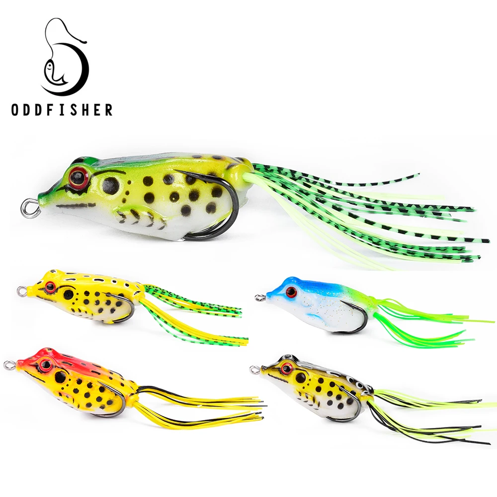 1 шт. рыболовные приманки лягушка Swimbait Мягкая приманка 5 см 9 г силиконовая