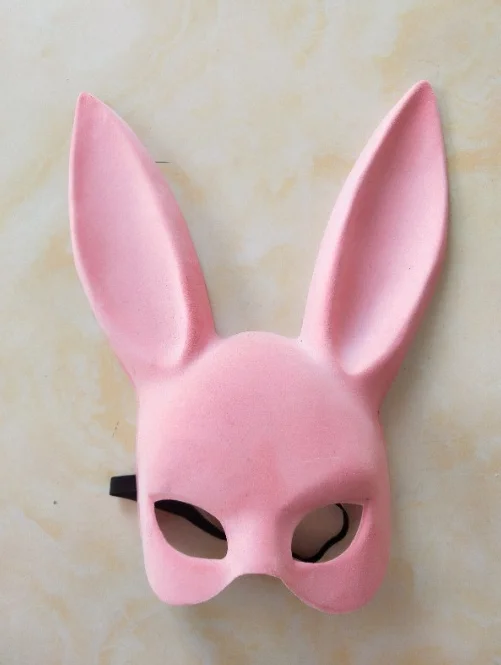 Женская маска кролика для косплея на Хэллоуин вечевечерние Бар ночной клуб