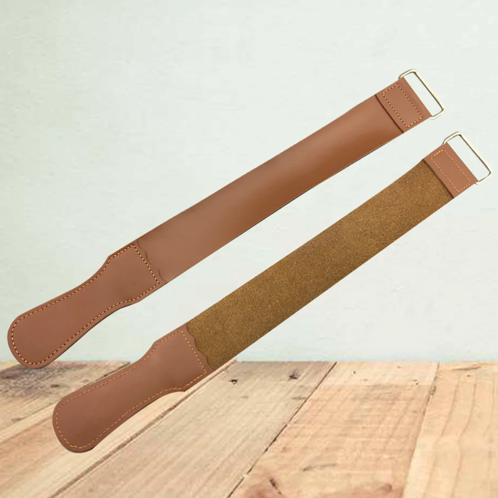 

2PCS Per Set Sharpening Cloth Pure Leather Razor Cloth Vintage Razor Polishing Cloth