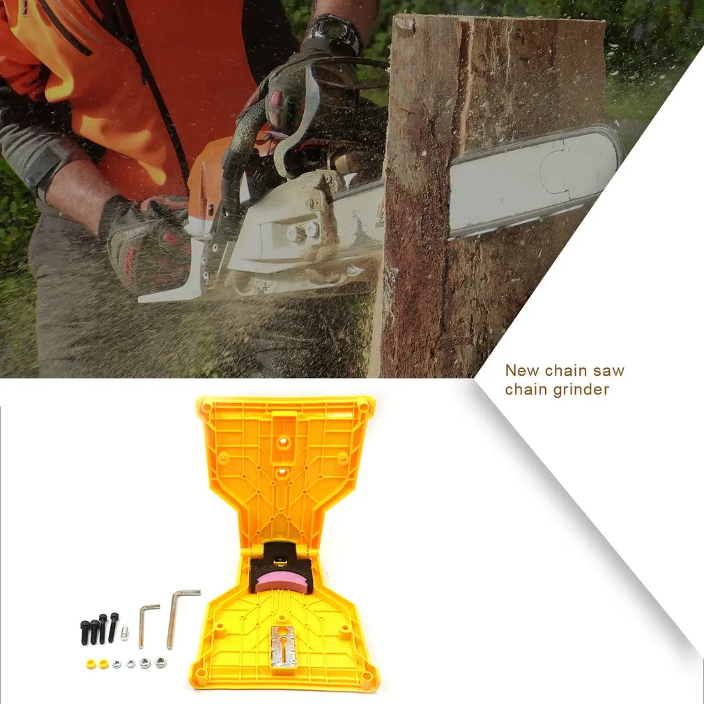 Цепная точилка для зубьев цепная брусок быстрая шлифовка Электрическая