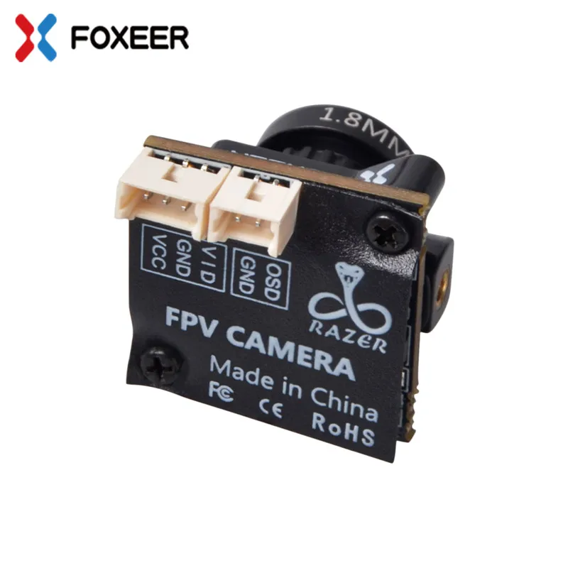 Foxeer Micro 1/3 CMOS 1 8 мм объектив 1200TVL 4:3/16:9 NTSC/PAL переключаемая FPV камера для