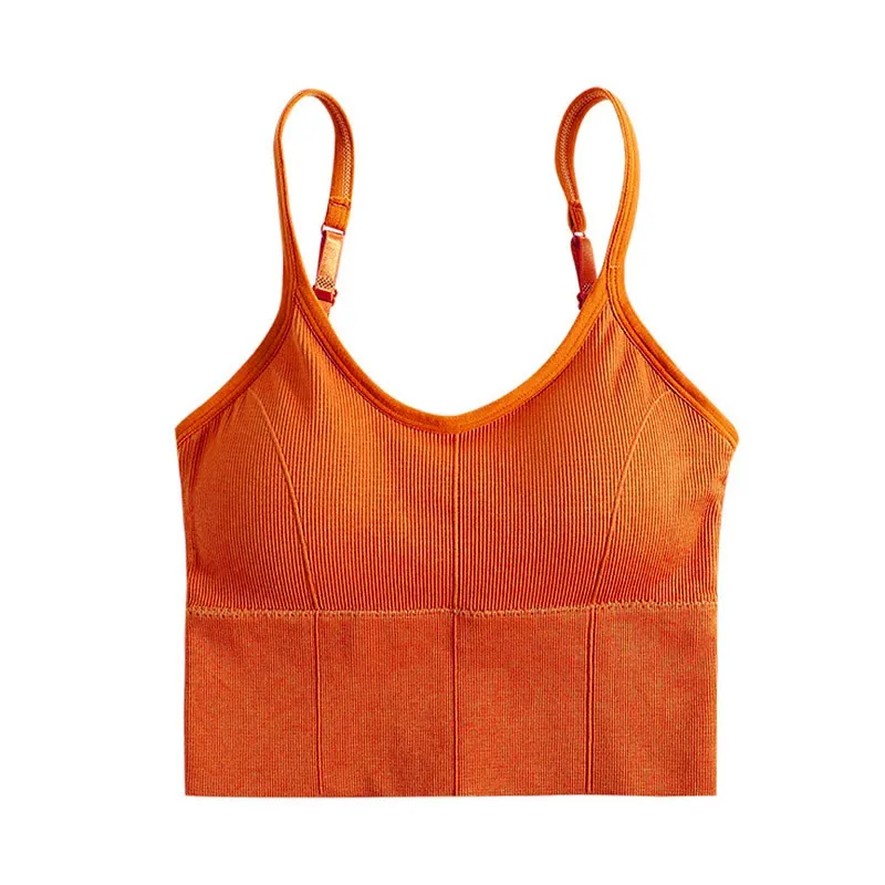 

Women U-shaped Wrapped Solid Color Seamless Sports Bras Beautiful Back Wrapped Chest Sexy Lingeries Fittness Bras