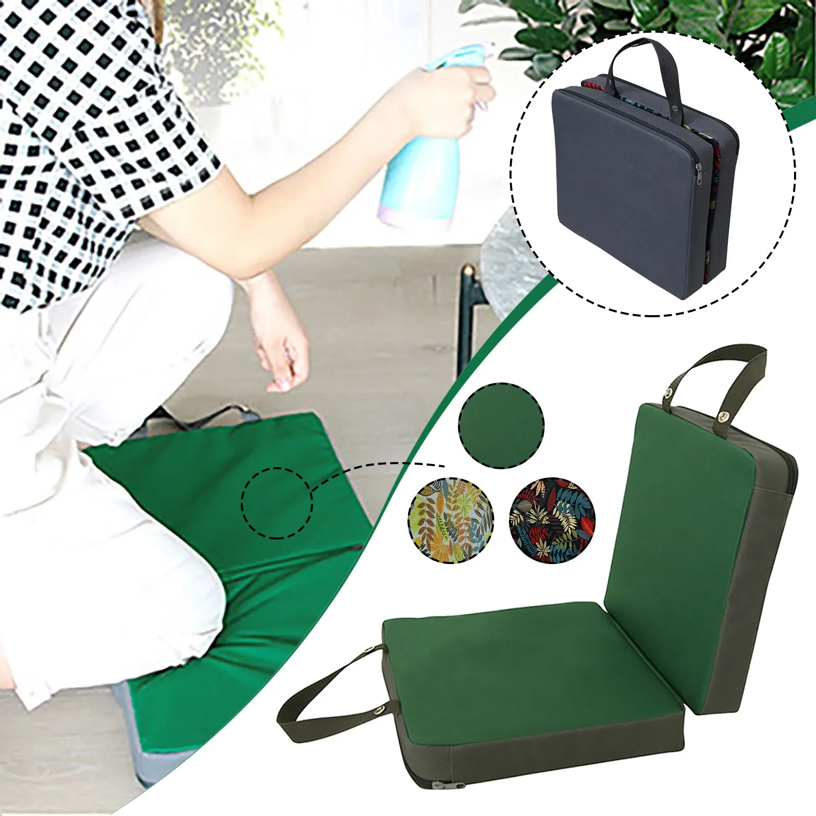 

Пена с эффектом памяти для улицы, детский садовый наколенник для ванной, мягкий очень толстый съемный наколенник, складной стул # g3