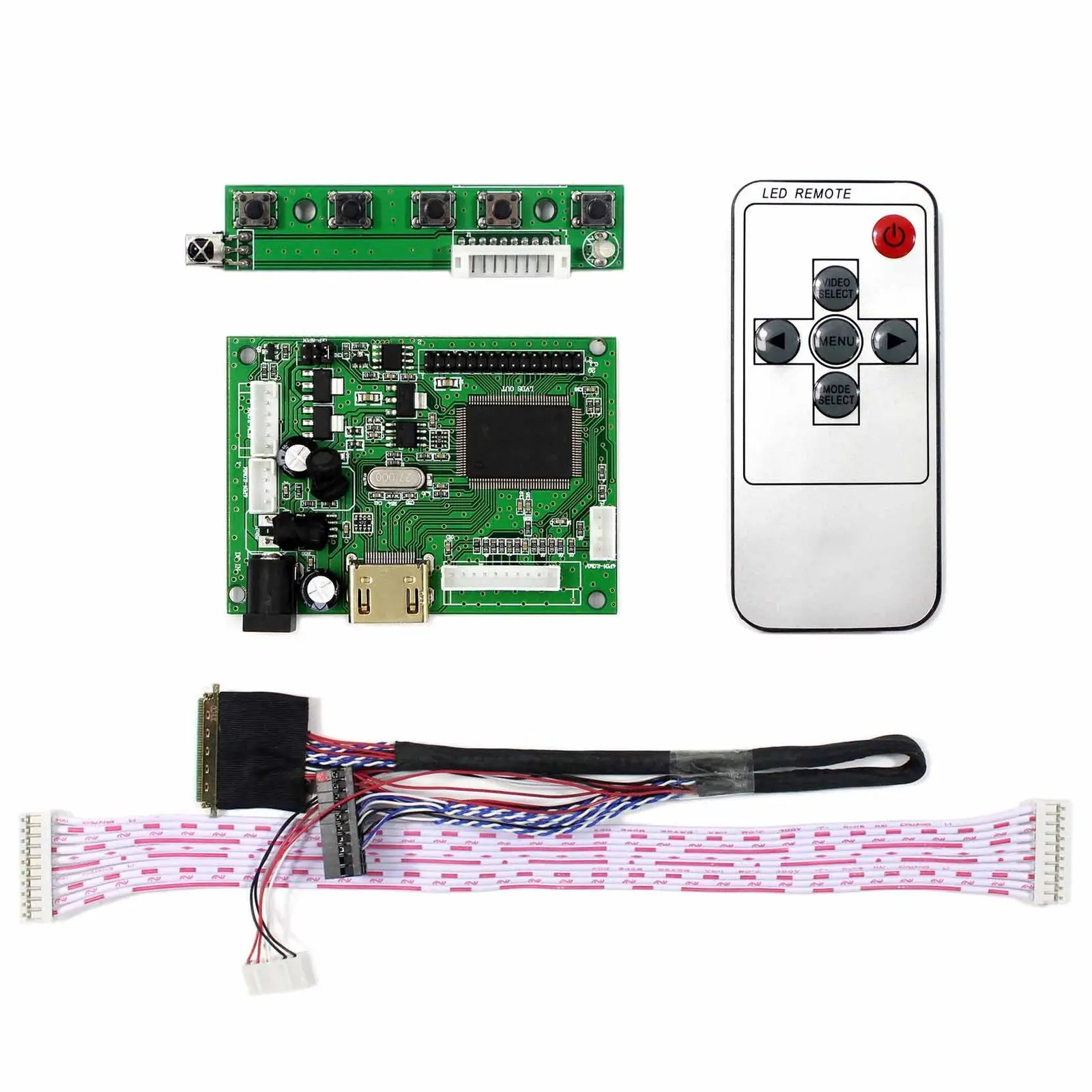 

LCD controller board for 15.6" B156XW02 LP156WH2 15.6inch 1366x768 LCD screen Keyboard VGA+AUDIO port LVDS 40Pin Cable
