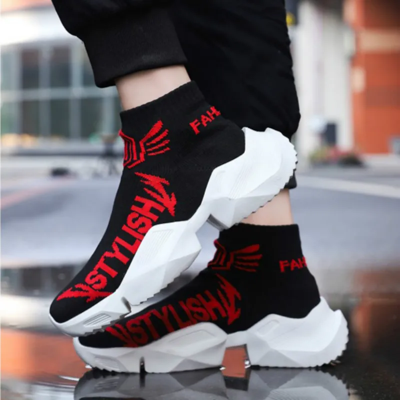 

2019 Fashion Men Casual Shoes Brand Spring Slip On Sneakers Men Outdoor