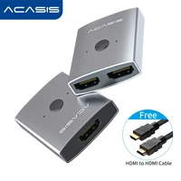 acasis hdmi splitter 4k hdmi switch bi direction 1x22x1 adapter hdmi switcher 2 in 1 out for ps4 hdmi switch