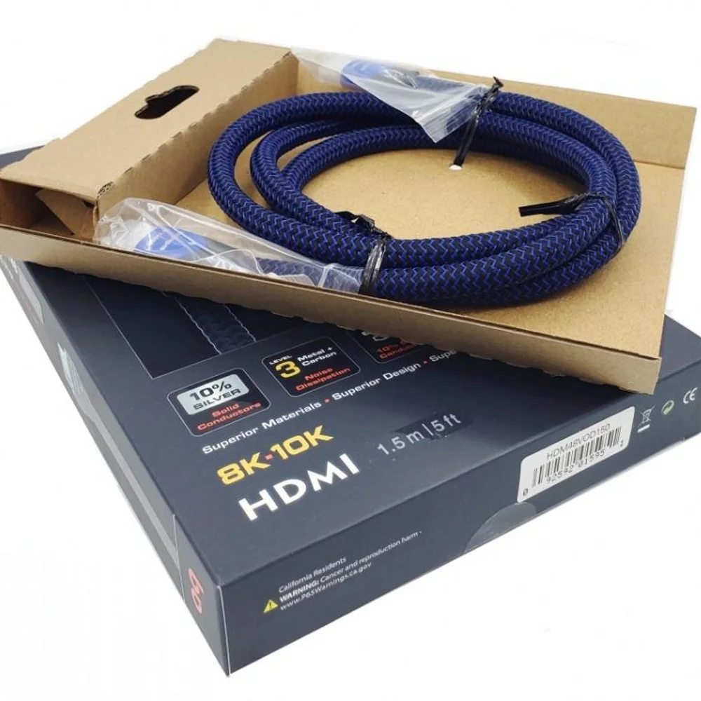 

Кабель HDMI HIFI AudioQuest водка 48 8K-10K 48 Гбит/с, оригинальная коробка