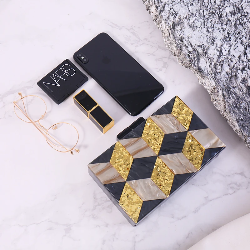Лоскутная дизайнерская цепочка невесты на одно плечо Bolsa Feminina роскошные сумки женские дизайнерские сумки Mujer акриловый кошелек