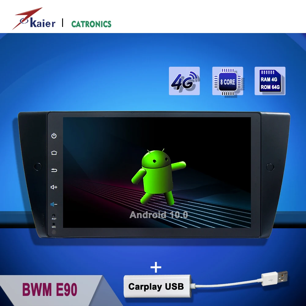 Автомобильный dvd плеер kaier BMW E90 E91 E92 E93 android auto multimeida радио gps навигация Стерео Аудио