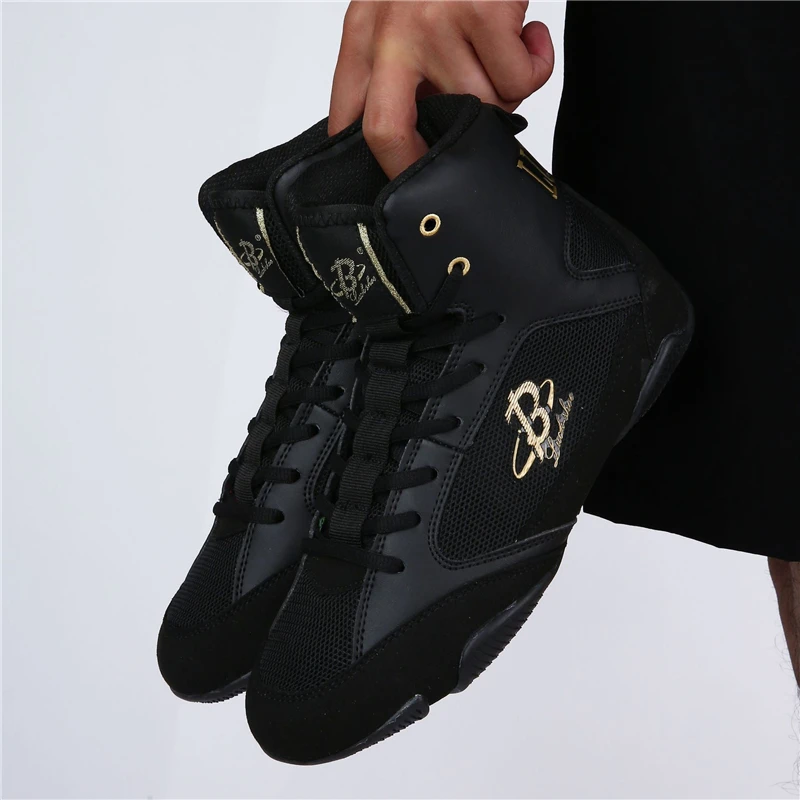 Боксерская обувь для мужчин и женщин размера плюс европейские размеры 35-46