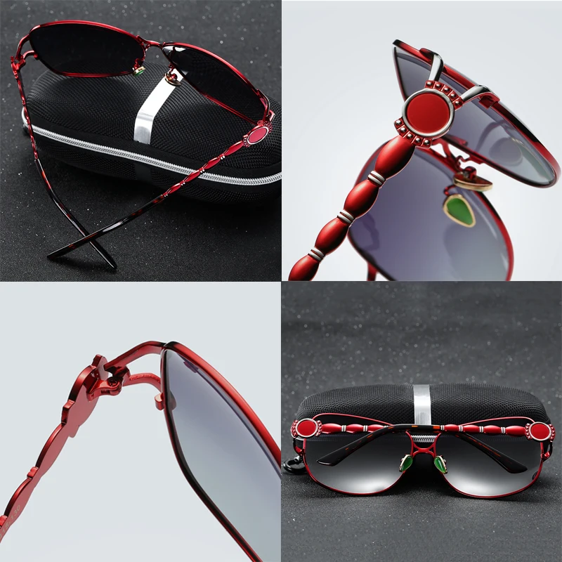 Солнцезащитные очки SAOIOAS поляризационные для вождения женские брендовые