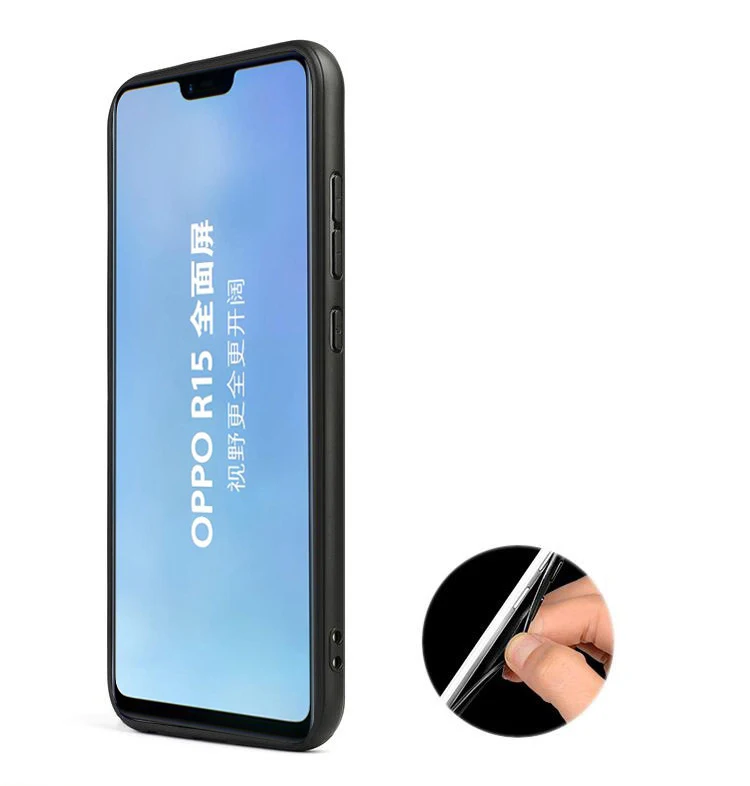 for OPPO F7 Reno 10X Zoom A9 K1 A7 A5S F11 R17 Pro R15 F9 A7X Realme 1 2 3 Case Fabric Plain Back Cover Shockproof Funda Casing |