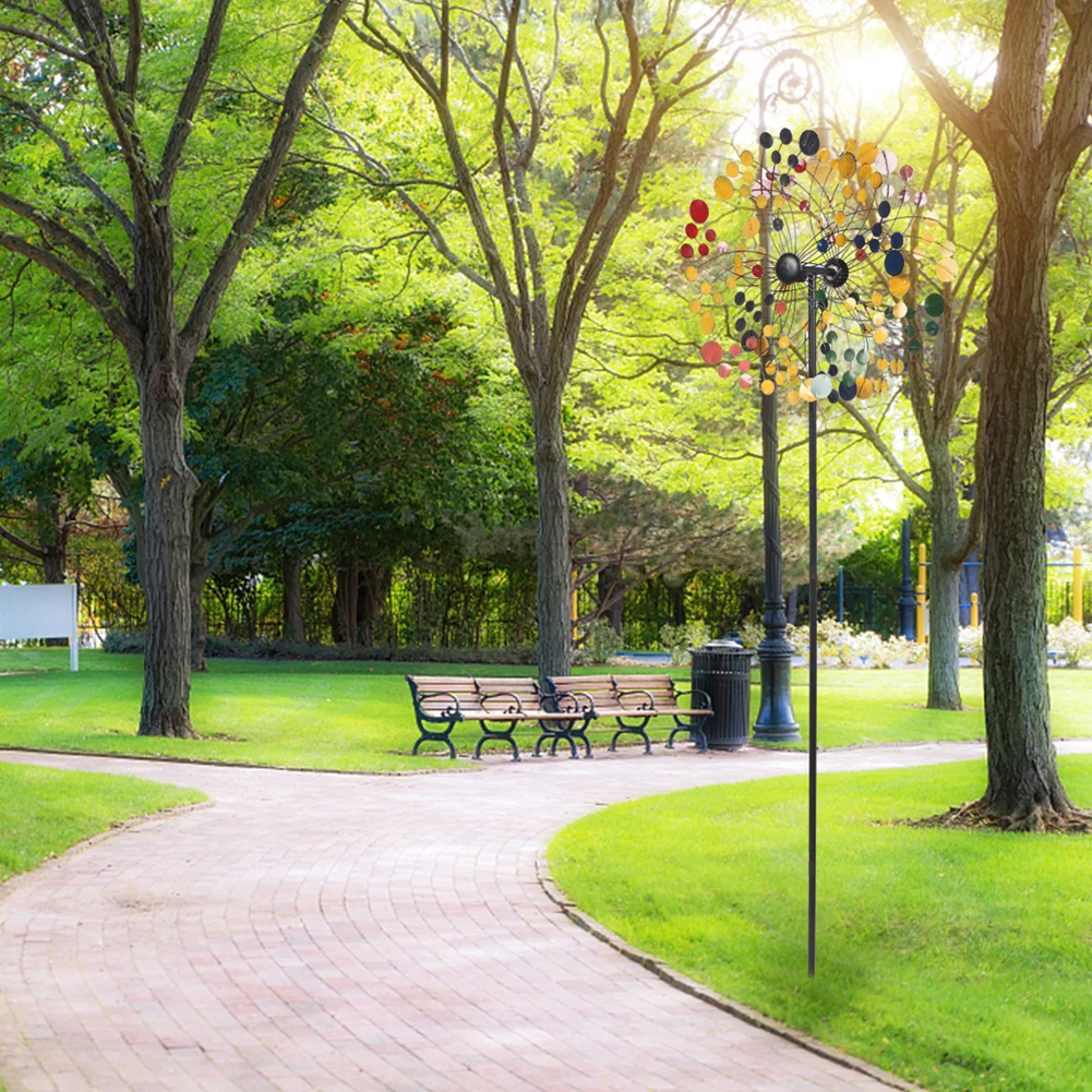 

1pcs Children Garden Windmill Colorful Decoration DIY Handmade class Wind Spinner Outdoor Decoration Gift for kids