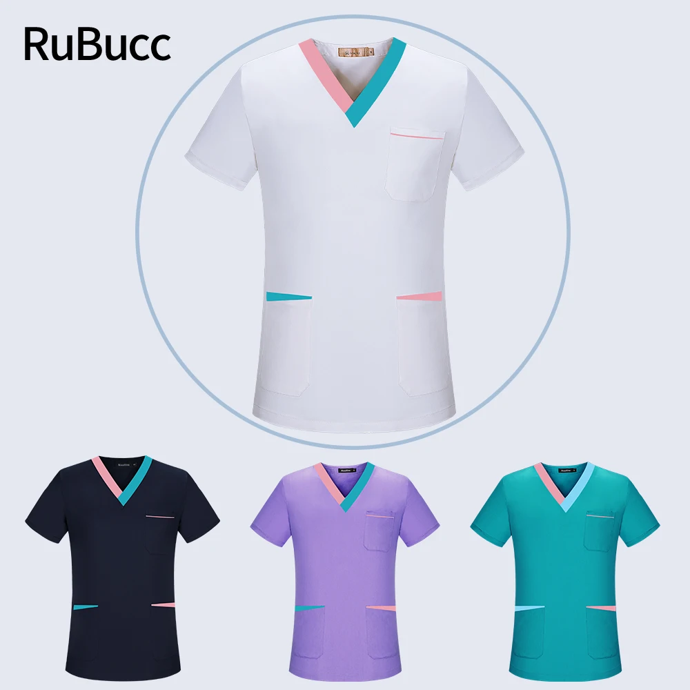 

Униформа для медсестер, женская тонкая светильник ткань, одежда, скрабы, брюки для кормления, эластичная медицинская Униформа на лето