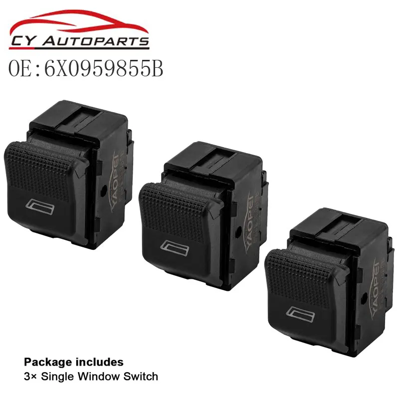 YAOPEI Новые 3 штуки переключатель окна для VW POLO Хэтчбек 6N2 1999-2001 LUPO 6X1 6E1 2000 2001 2002 2003 6X0
