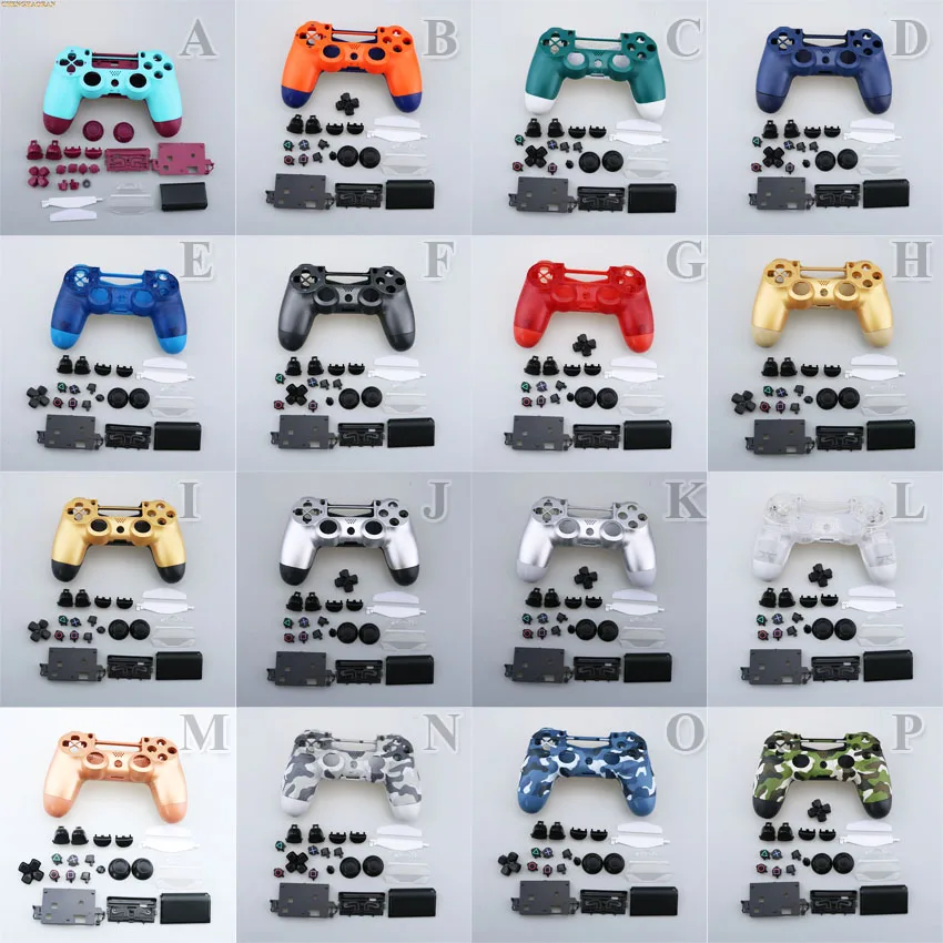 

1SET Buttons kit Screwdriver Screws Plastic Matte Front Back Hard Upper Housing Shell Case for Sony PS4 Pro Controller JDS-040