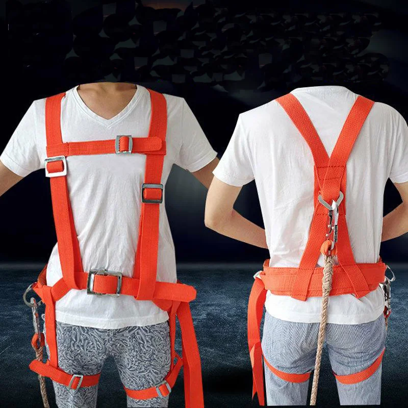 Electrician Safety Belt Single Hook Seat Double Back Frame Long Rope For Labor Work Building Protection Equipment DAQ001 |