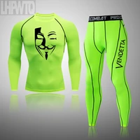 compression sportswear thermal underwear men fitness jogging suit winter long johns thermal underwear new mens clothing