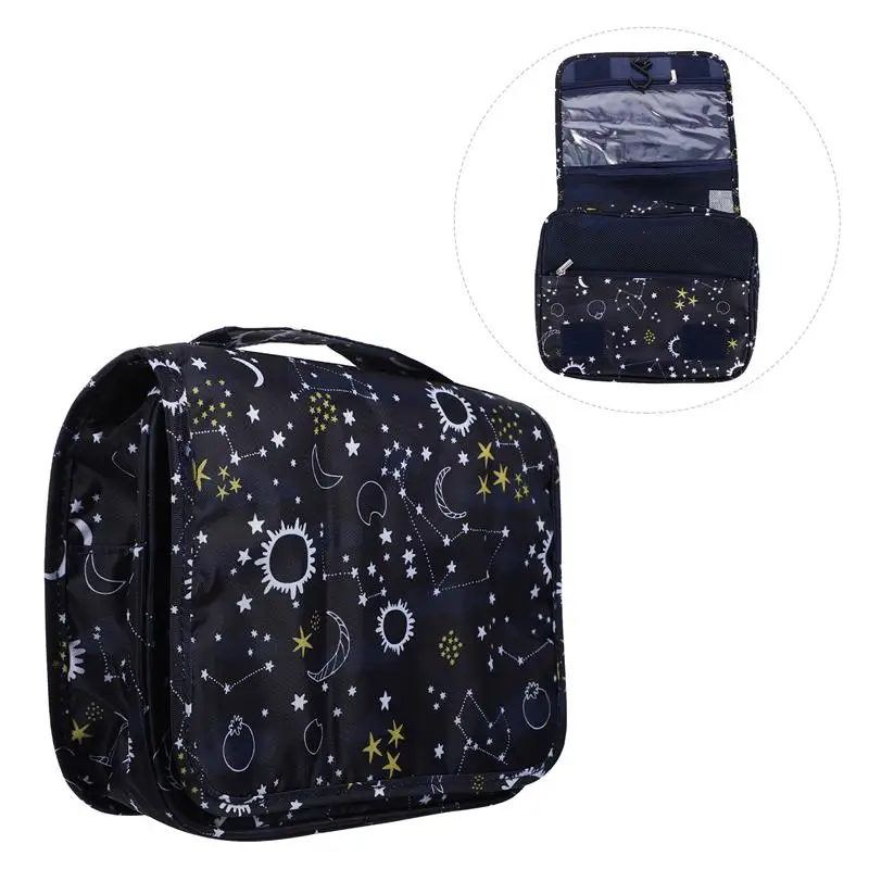 

Waterproof Wash Bag Foldable Toiletry Bag Travel Cosmetic Pouch with Hook