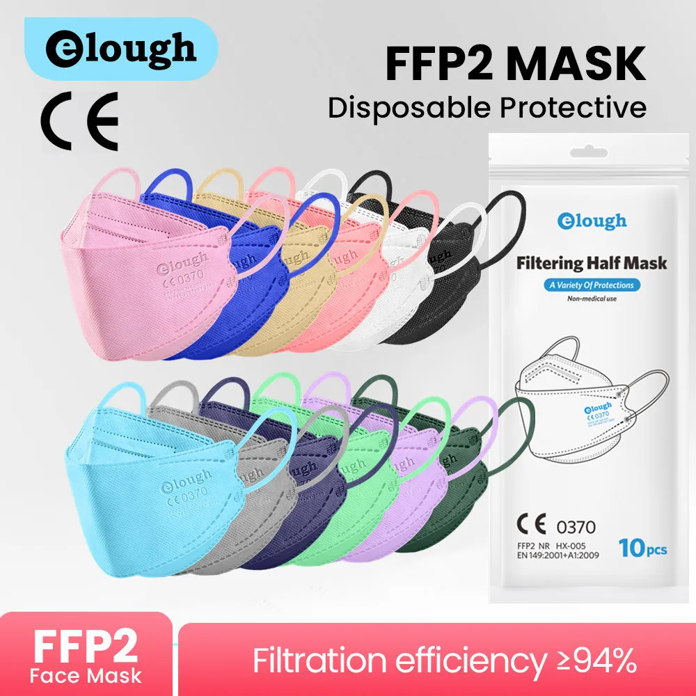 Маски FFP2 Mascarillas fpp2 одноразовые маски kn95 маска рыбы одобренные mascarillas ffp2 цвета для