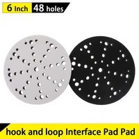 sponge interface pad soft 6 inch 150mm 48 holes buffer sponge for for sanding pads automobiles motorcycles abrasive tools