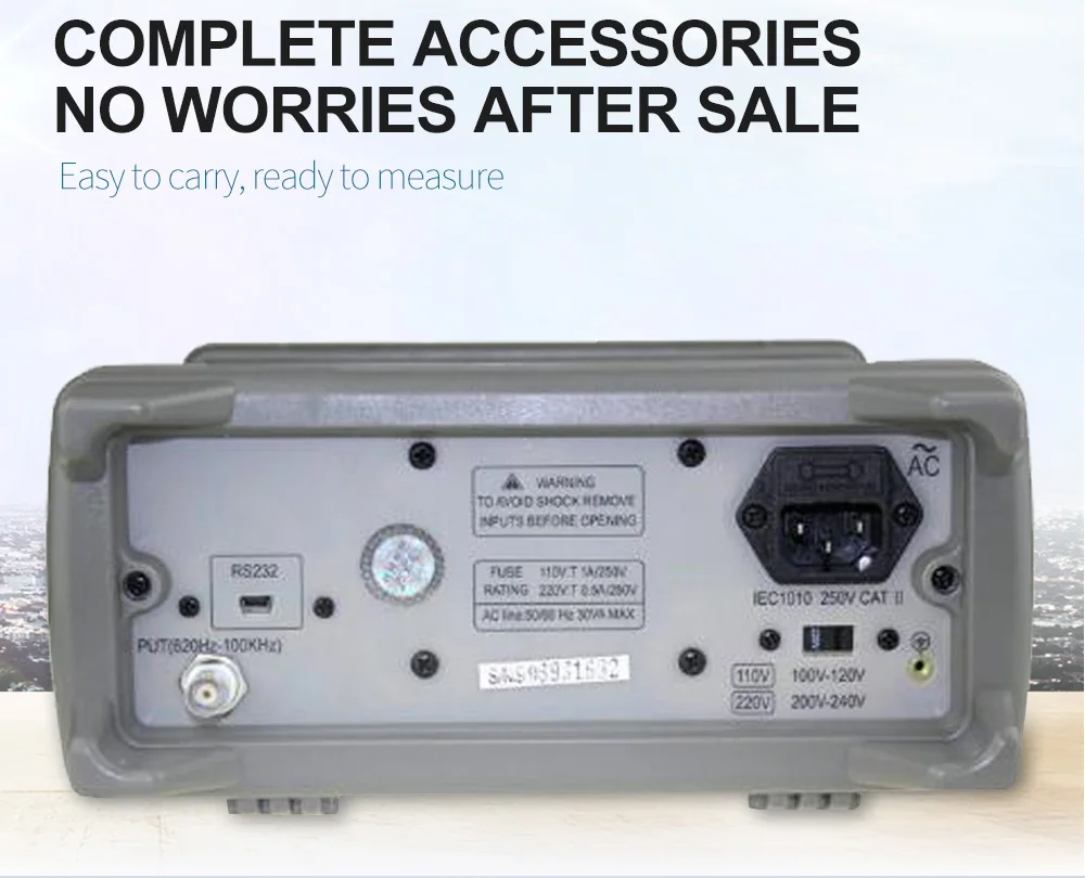 VC8245 4 1/2 Настольный дисплей с высокоточным мультиметром Ture RMS с интерфейсом USB