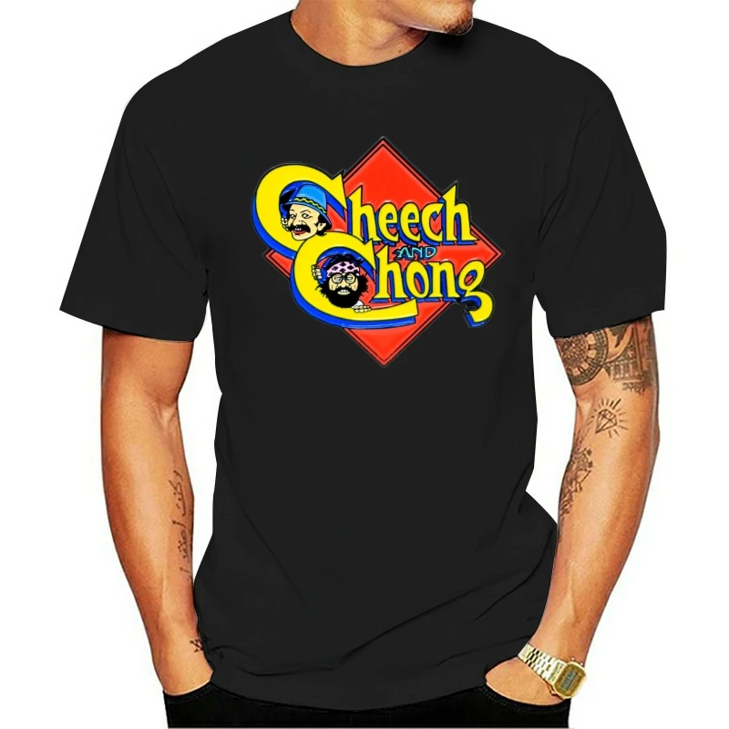 

Cheech & Chong Movie Logo Adult Soft T Shirt Top Popular Tagless Tee Shirt Daily