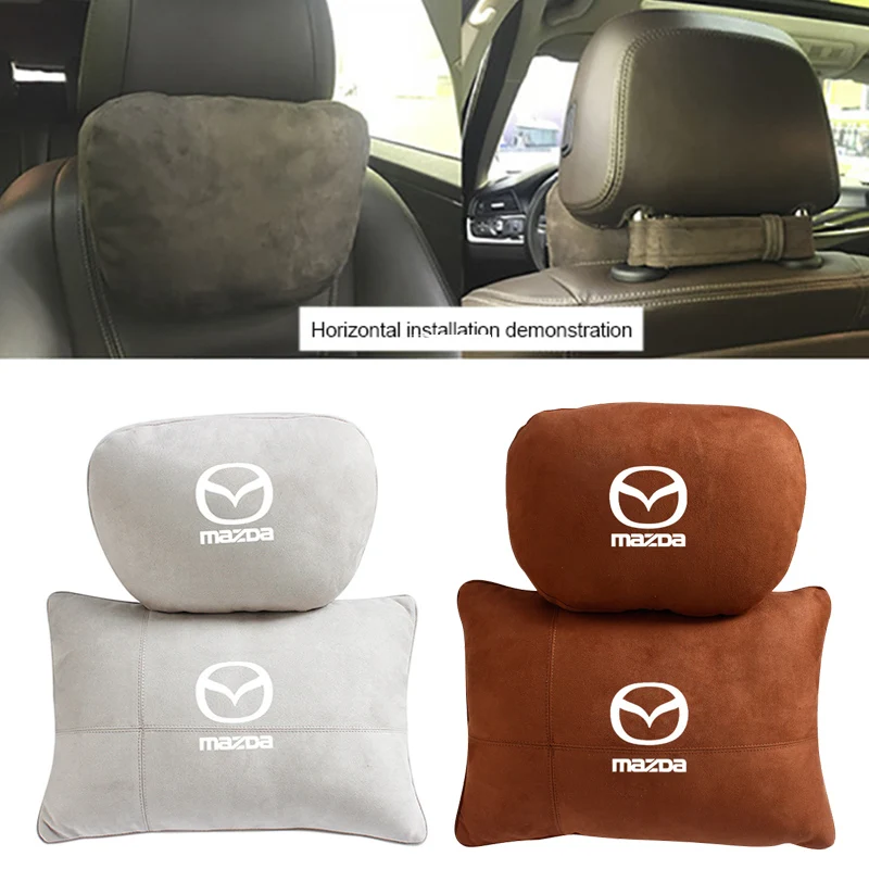 Подушка на спинку сиденья автомобиля для Mazda 2 3 5 6 Axela Speed Atenza CX7 CX5 MX5 CX9 RX8 MX3 дышащая