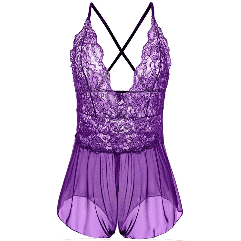 S M L XL XXL 3XL 4XL 5XL 6XL Эротическое нижнее белье с глубоким V-образным вырезом и открытой