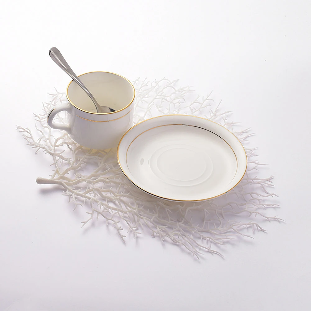 Морские искусственные ветви деревьев сушеные растения плацемат Искусственный