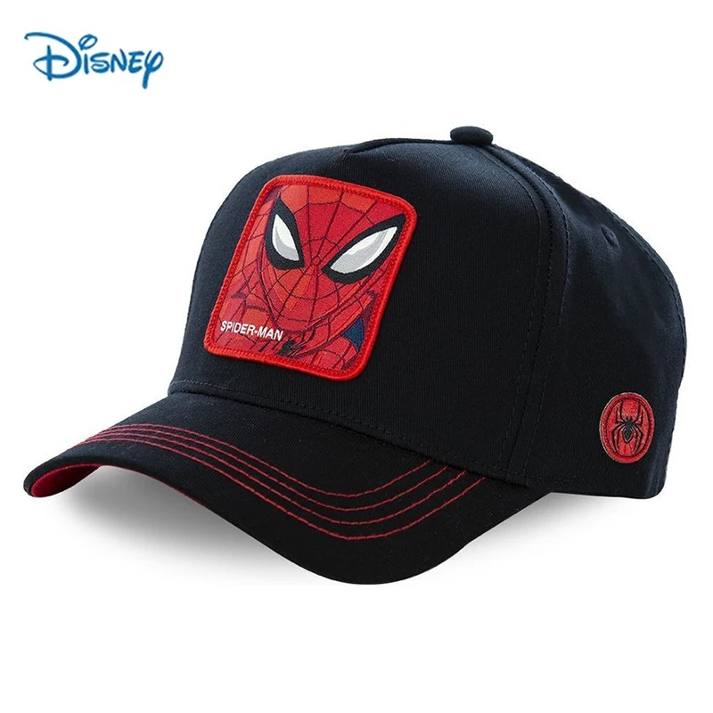 

Disney Marvel baseball Cap Adjustable Snapback Hip Hop Hats Spiderman Iron Man Adult sports caps Summer Breathable Mesh Hats