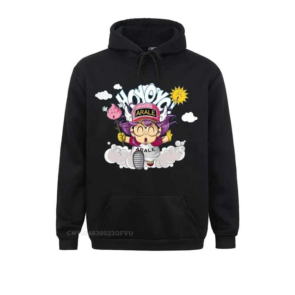 Arale Men For Men Dr Slump Toriyama Anime Manga 90s Cute Robot 80s Vintage Pure Cotton Tees Pullover Hoodie Happy New Year