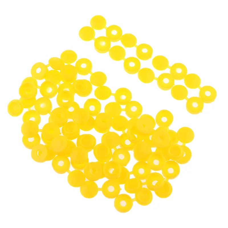 Набор креплений для автомобильного номерного знака 6 шт. винты и колпачки удобные