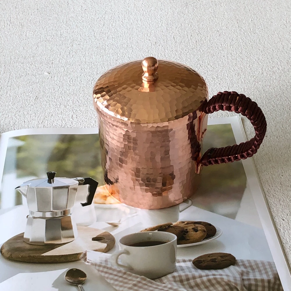 Премиум-качество Московский мул кружка молотком чашки тяжелые Чистая медь