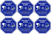 3 33 3 6pcs cctv video surveillance security mobile monitored cctv installed stickers indoor outdoor