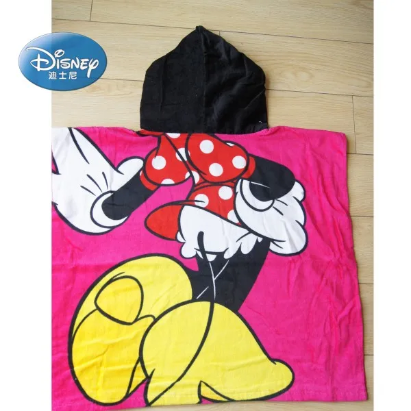 Дисней Микки Маус банное/пляжное полотенце для малышей мультфильм красная Минни