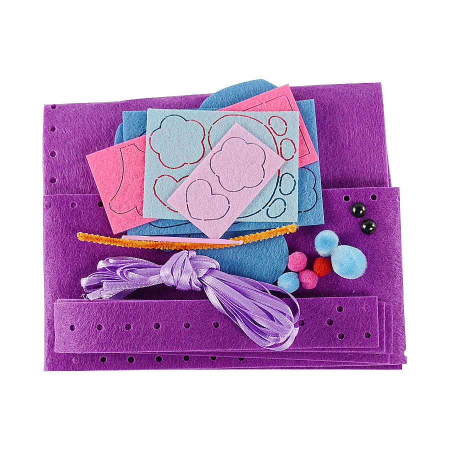 

Kids Sewing Kit for Girls Beginners My First Sewing Kit Cartoon Frog and Elephant Handmade Art & Crafts Educational Kids Gifts
