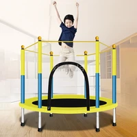 140cm baby children home indoor trampoline with protection net jumping bed cardio child fitness exercise bed outdoor trampoline