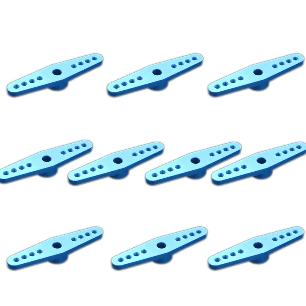 

10 шт. алюминий 39 мм 25T синий рулевой сервопривод рулевой руль гудок для K-power/Futaba стандартный сервопривод