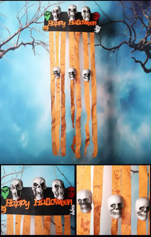 Хэллоуин подвесные украшения призрака череп скелет ужас внешний Фотофон | Дом и